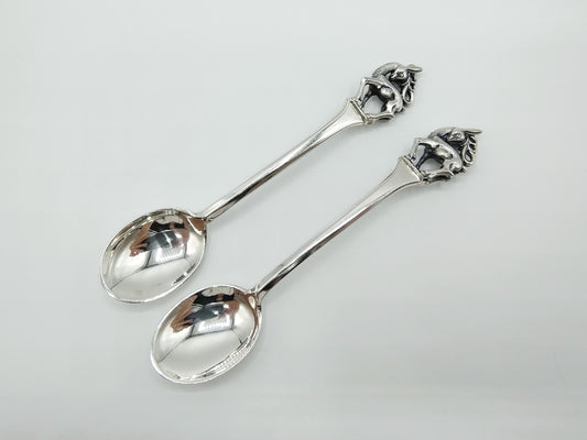 2 Zilveren theelepels, van Kempen & Begeer, Zeist
