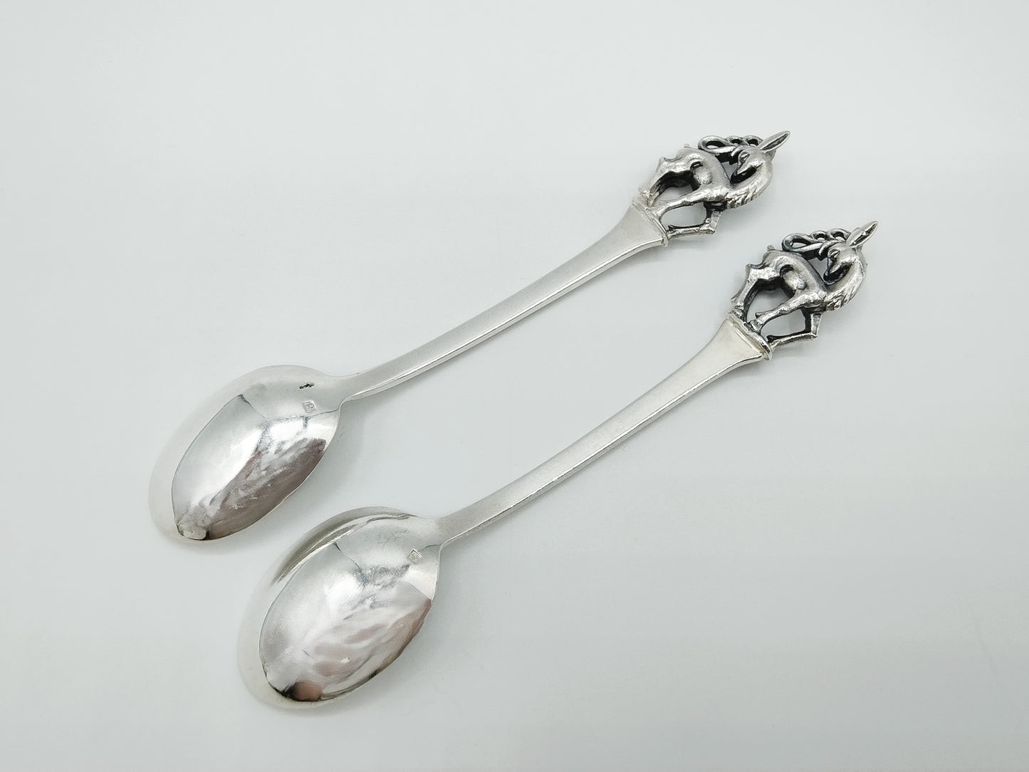 2 Zilveren theelepels, van Kempen & Begeer, Zeist