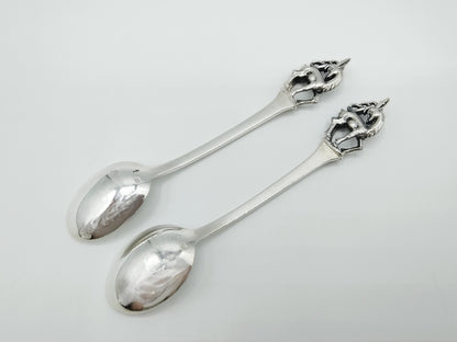 2 Zilveren theelepels, van Kempen & Begeer, Zeist