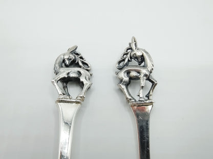 2 Zilveren theelepels, van Kempen & Begeer, Zeist