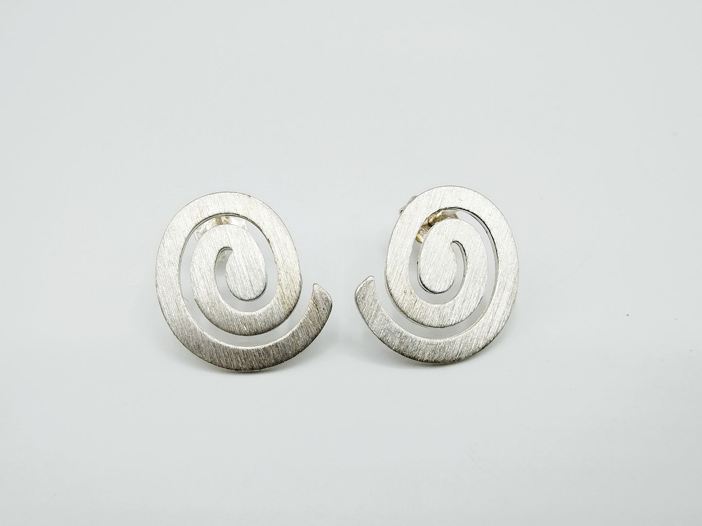 Zilveren design oorbellen, 925