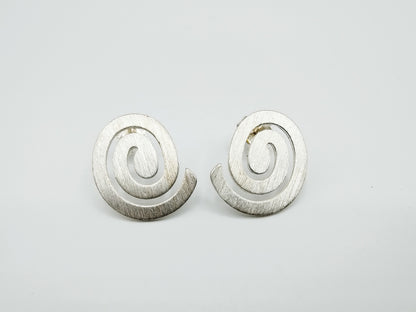 Zilveren design oorbellen, 925