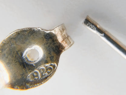 Zilveren design oorbellen