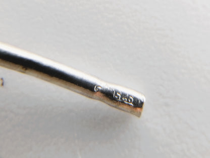 Zilveren design oorbellen