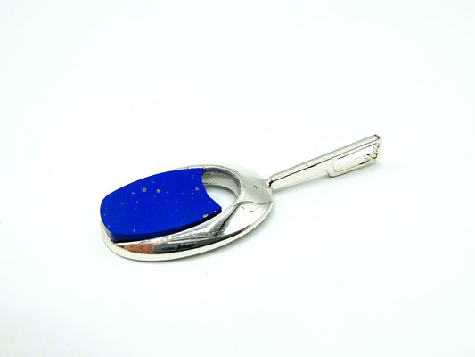 Zilveren design hanger met lapis lazuli, 835
