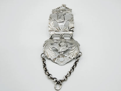 Silver bracelet made of a Bible lock, R. Heyema, Sneek, 1827