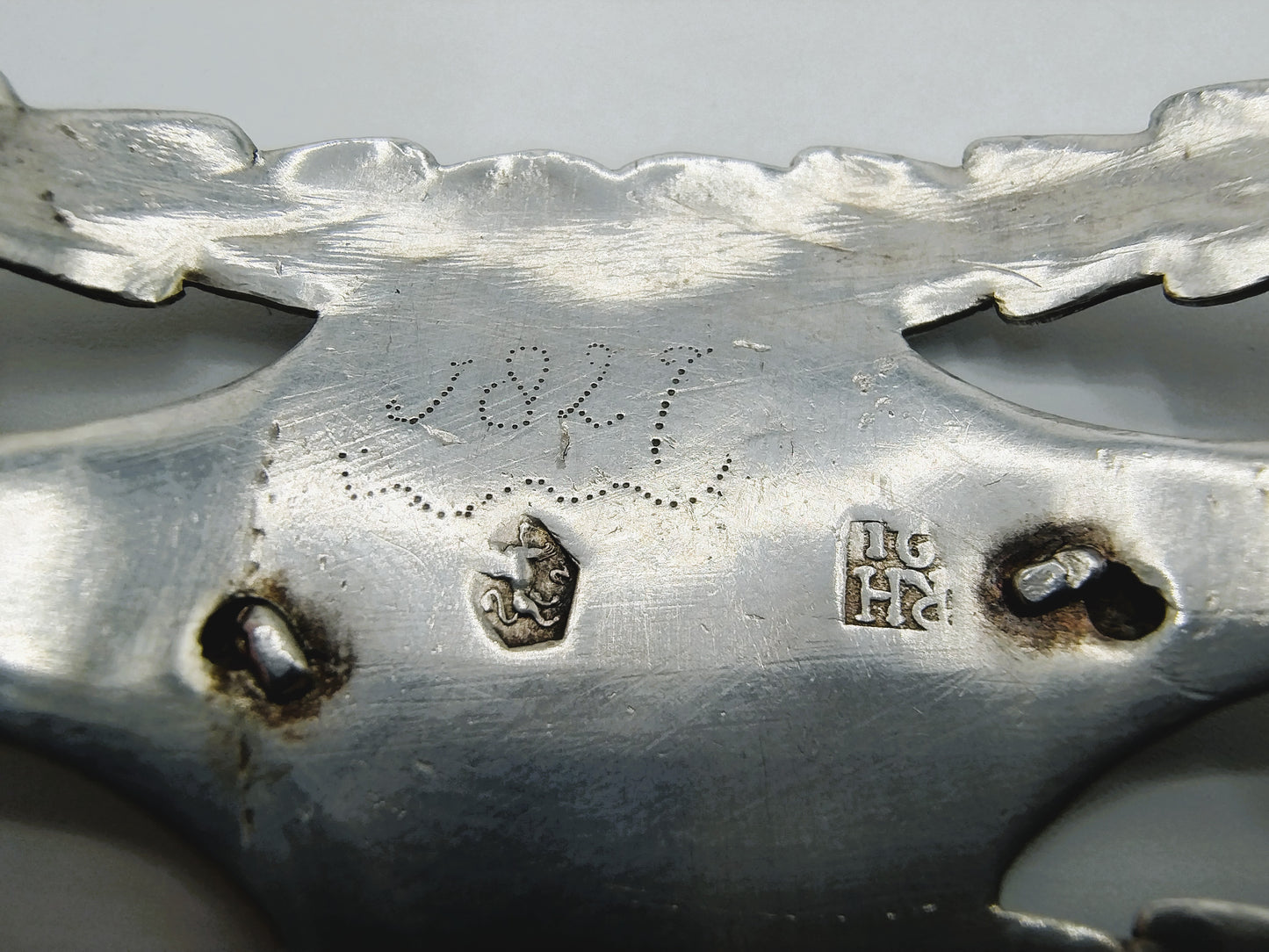 Silver bracelet made of a Bible lock, R. Heyema, Sneek, 1827