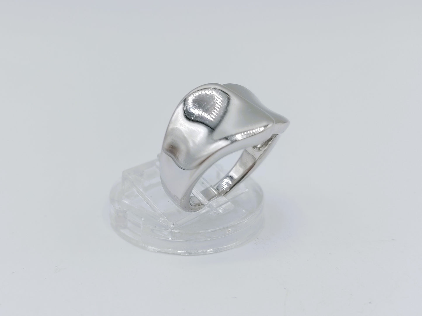 Zilveren design ring, 17 mm