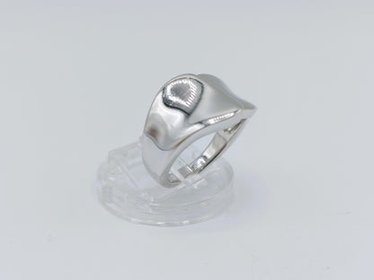 Zilveren design ring, 17 mm
