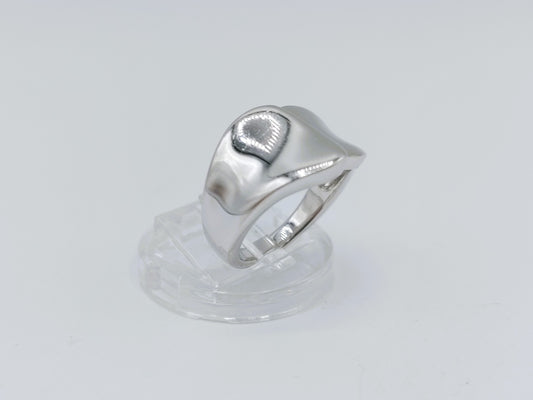 Zilveren design ring, 17 mm