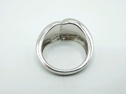Zilveren design ring, 17 mm