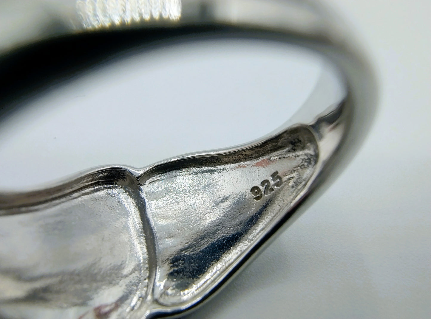 Zilveren design ring, 17 mm