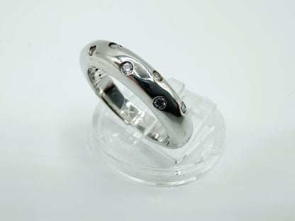 Zilveren Luxenter ring met zirkonia, 17 mm