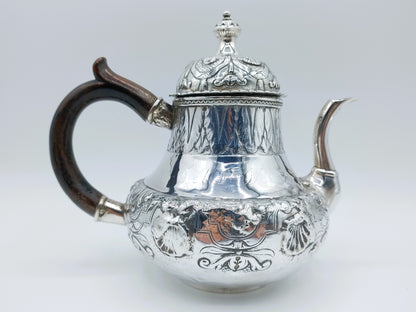 Silberne Teekanne, Isaac de Vries, Amsterdam, 1744