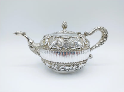 Silberne Teekanne, Jan Schijfsma, Sneek, ca. 1860