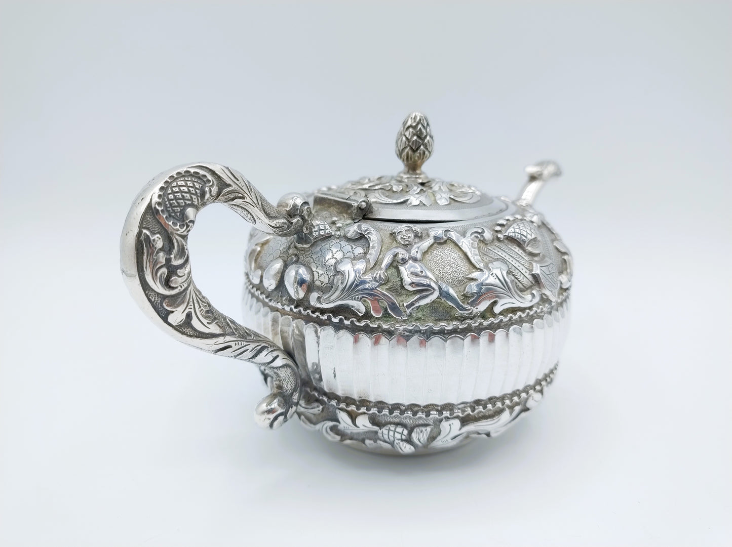 Silberne Teekanne, Jan Schijfsma, Sneek, ca. 1860