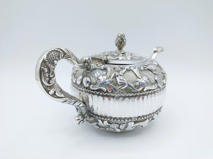 Silberne Teekanne, Jan Schijfsma, Sneek, ca. 1860