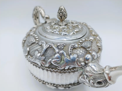 Silberne Teekanne, Jan Schijfsma, Sneek, ca. 1860