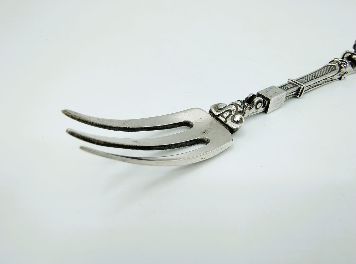 Silver travel fork, ACJ Begeer, Amsterdam, ca. 1920