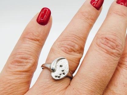 Silver ring, universal size