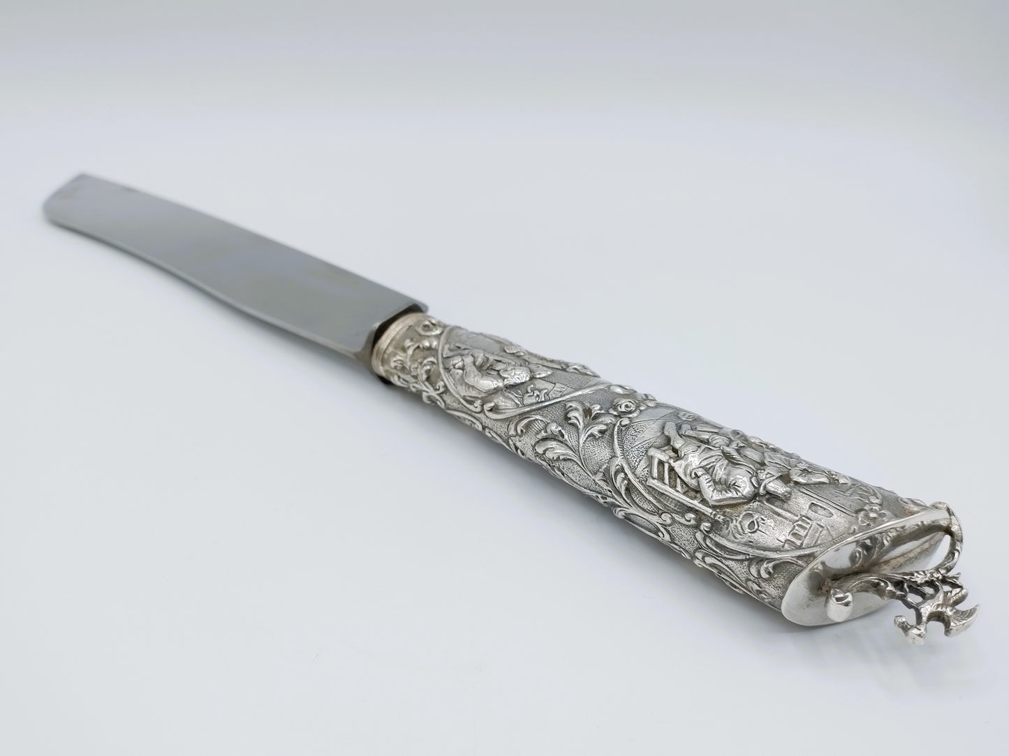 Messer mit Silbergriff, Niederlande, ca. 1900
