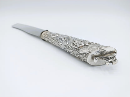 Messer mit Silbergriff, Niederlande, ca. 1900