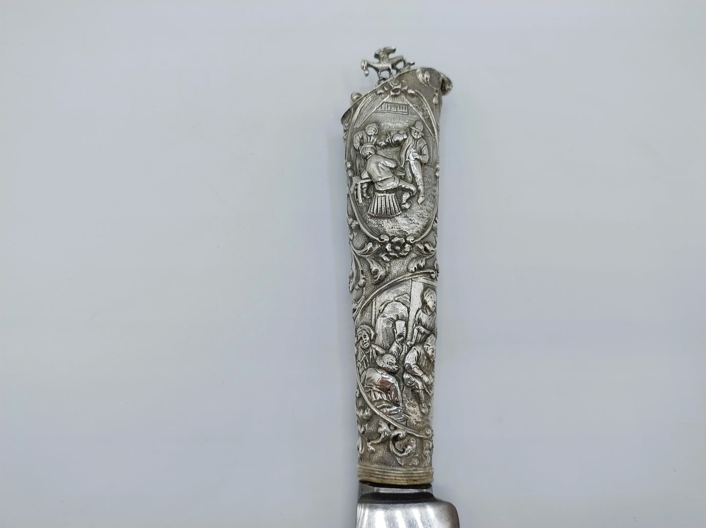 Messer mit Silbergriff, Niederlande, ca. 1900