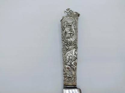 Messer mit Silbergriff, Niederlande, ca. 1900