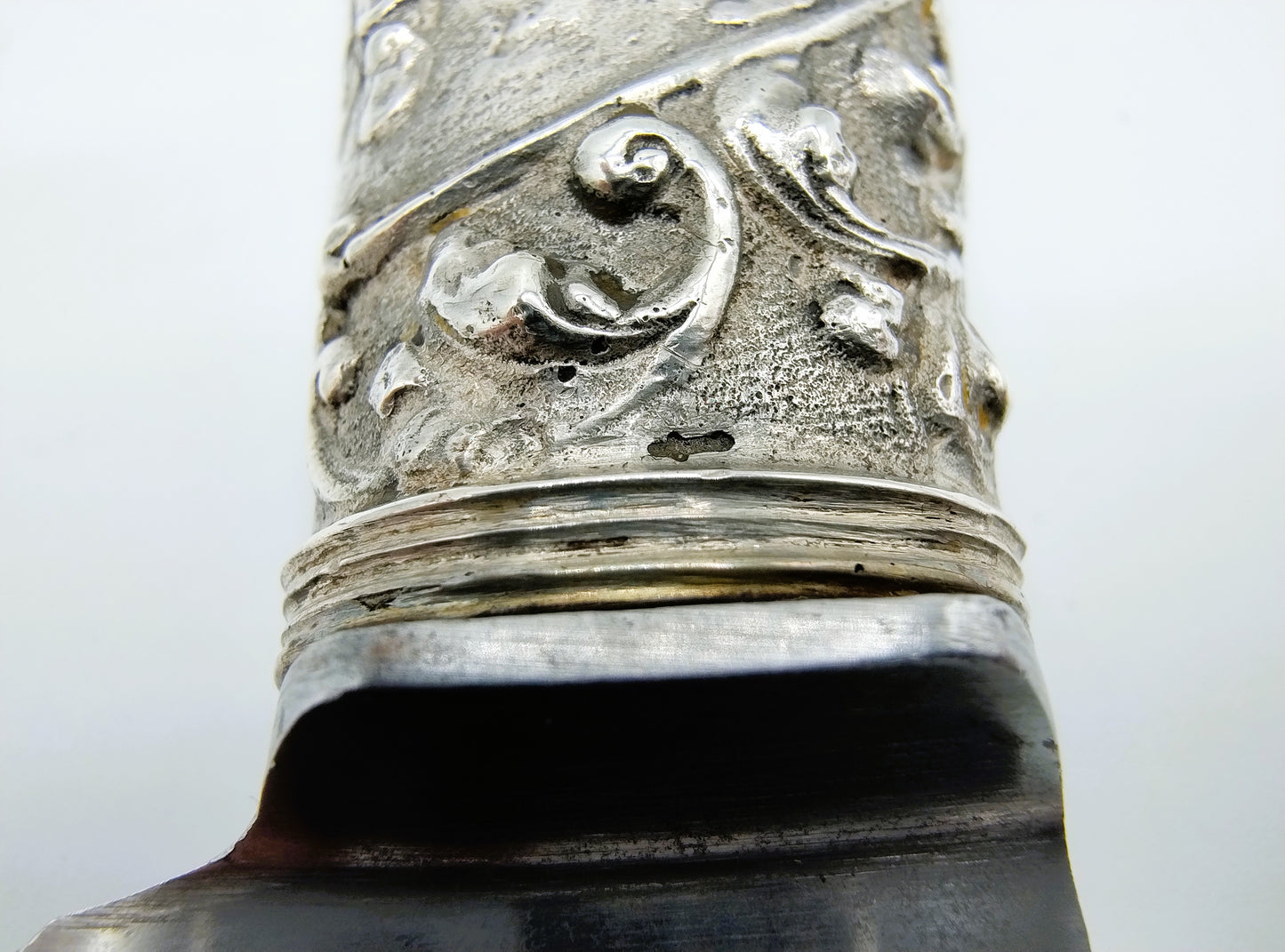 Messer mit Silbergriff, Niederlande, ca. 1900