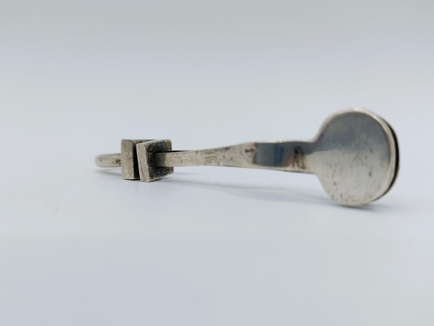Zilveren rokhaak met klem
