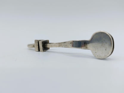 Zilveren rokhaak met klem