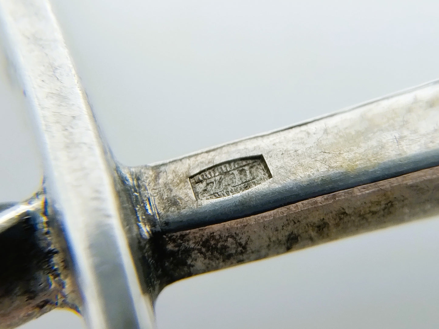 6 Zilveren vleesspiezen, 835