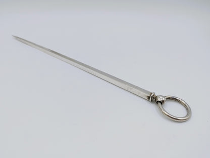 Zilveren vleespen, Fa. J.M. van Kempen, Voorschoten, ca. 1900