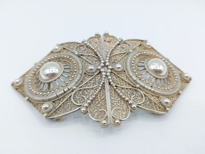 Zeeuws zilveren schortenslot, J.G. van Grinsven, Den Bosch, ca. 1890
