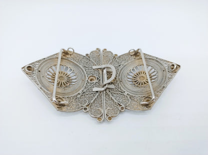 Zeeuws zilveren schortenslot, J.G. van Grinsven, Den Bosch, ca. 1890
