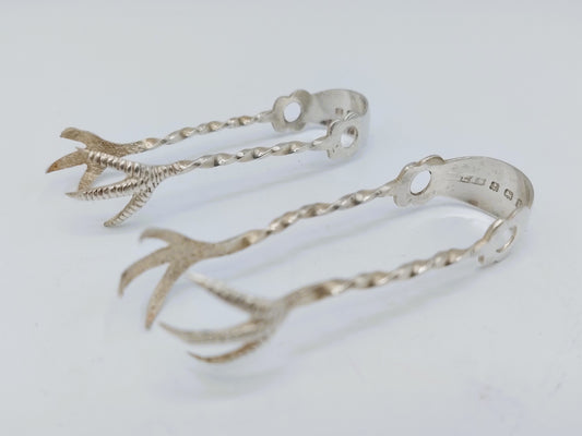 Two silver sugar tongs, Levi &amp; Salaman, Birmingham, 1916