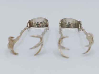 Two silver sugar tongs, Levi &amp; Salaman, Birmingham, 1916
