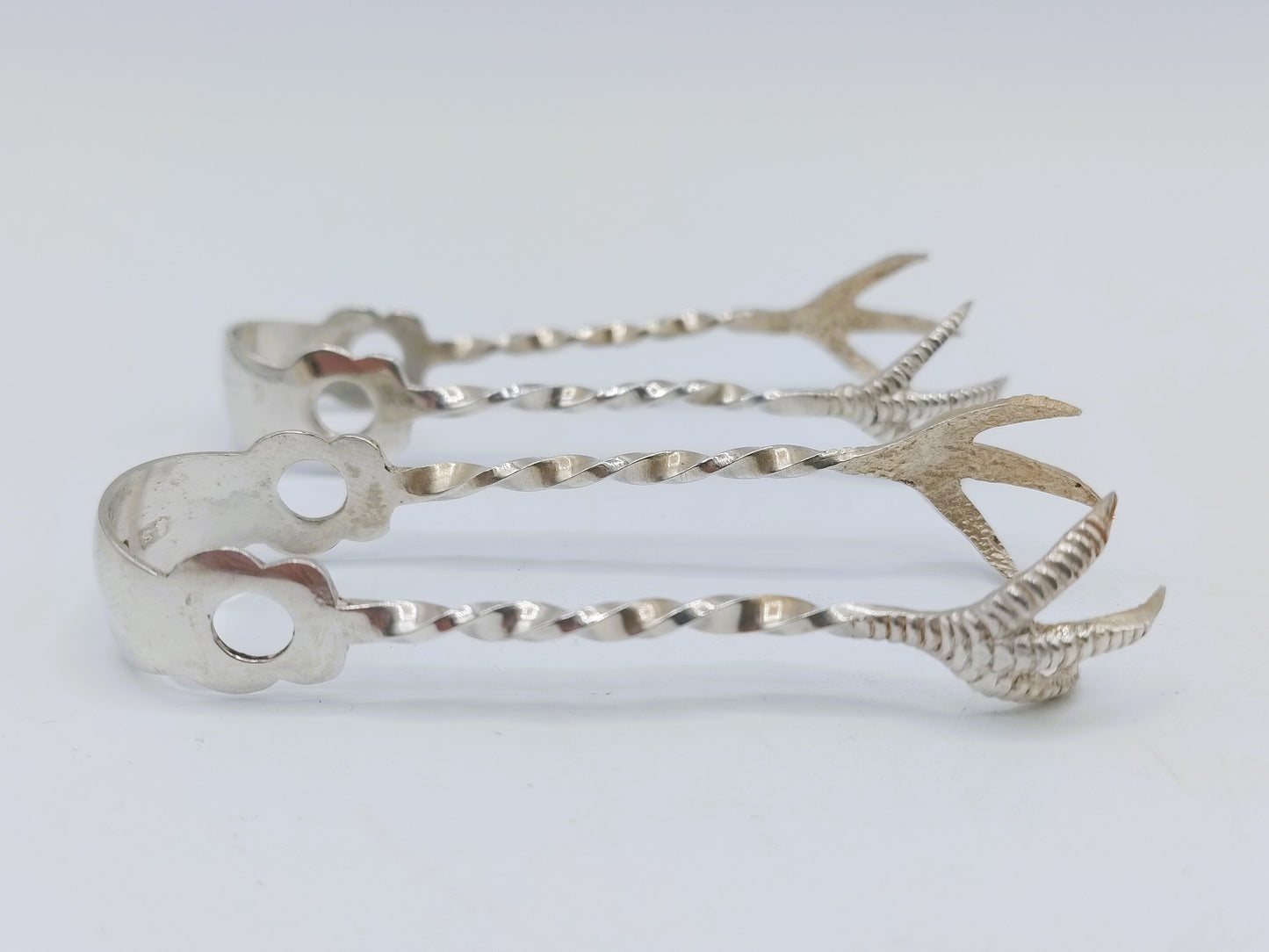 Two silver sugar tongs, Levi &amp; Salaman, Birmingham, 1916