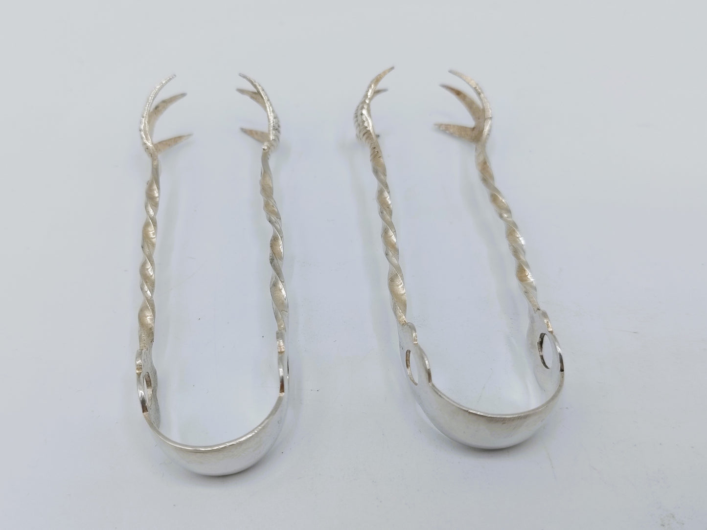Two silver sugar tongs, Levi &amp; Salaman, Birmingham, 1916