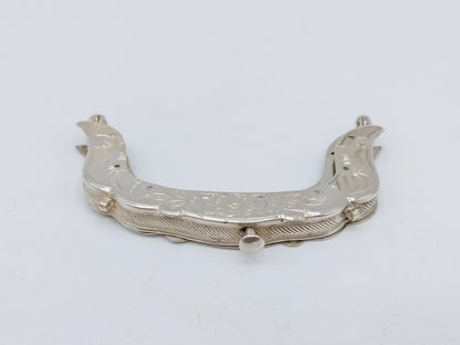 Silver purse clasp, E. van Geelen, Schoonhoven, 1867