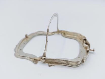 Silver purse clasp, E. van Geelen, Schoonhoven, 1867