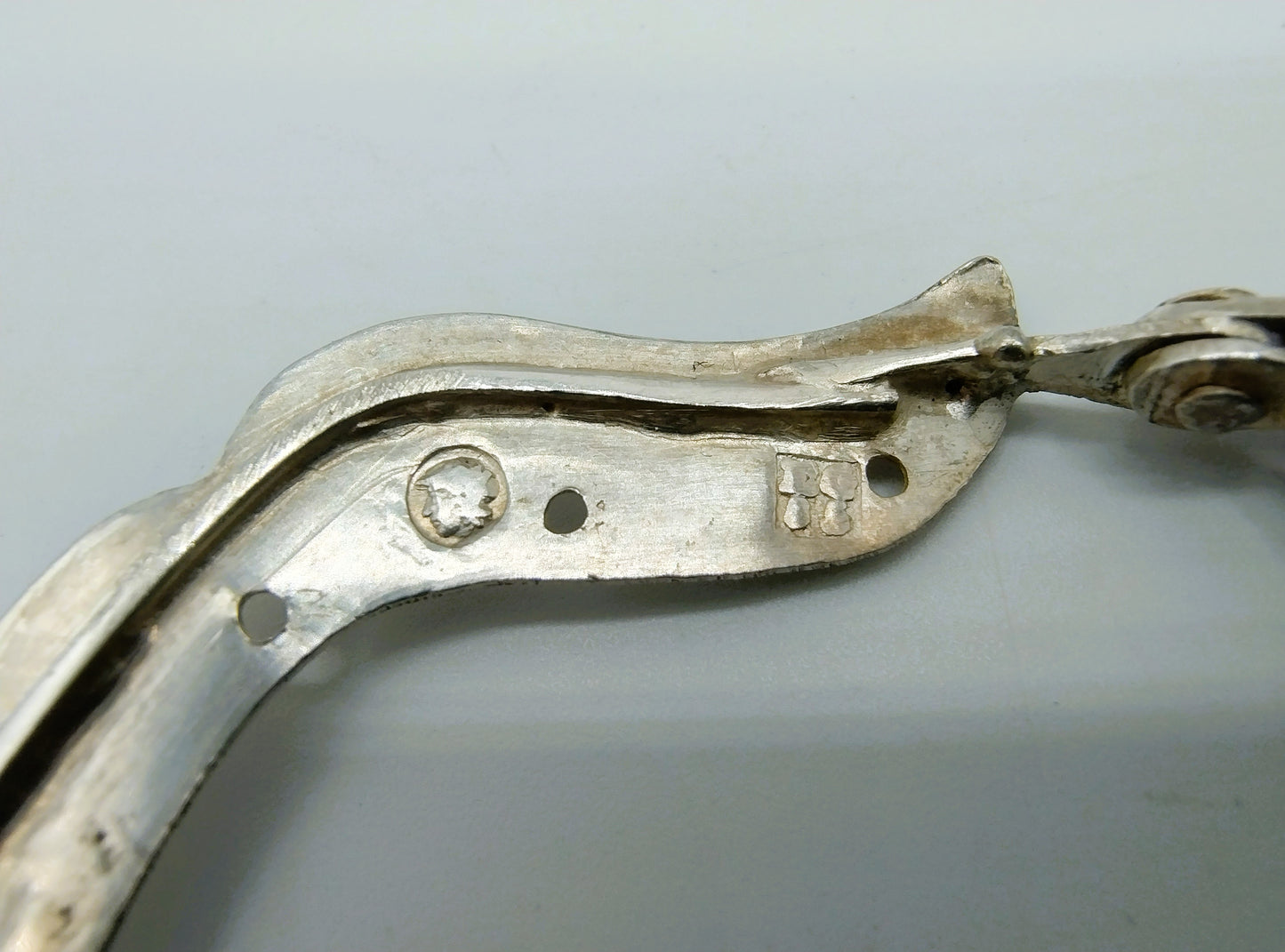 Silver purse clasp, E. van Geelen, Schoonhoven, 1867