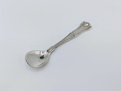 Zilveren zoutlepel, N.M. Thune, Oslo, Noorwegen, ca. 1960