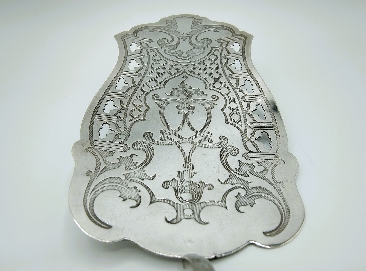 Zilveren visschep, E. M. Holthe, Trondheim, Noorwegen, 1846