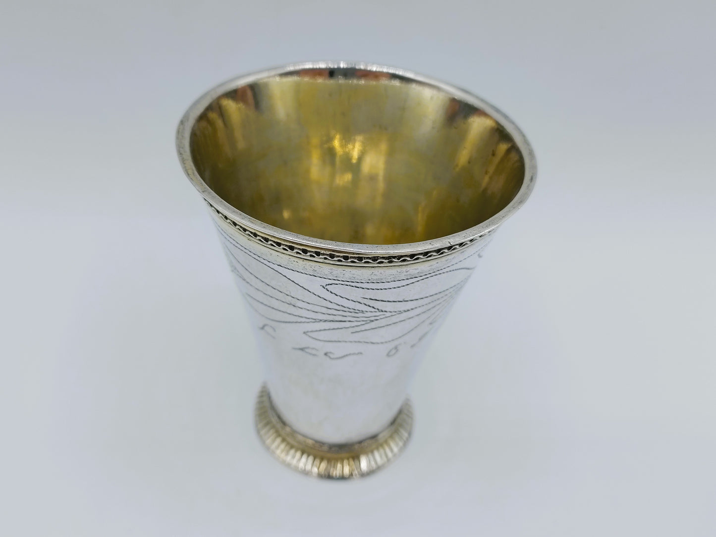Zilveren huwelijksbeker, G. Henning, Stockholm, Zweden, 1756