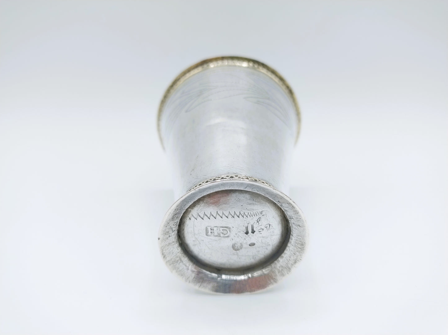 Zilveren huwelijksbeker, G. Henning, Stockholm, Zweden, 1756