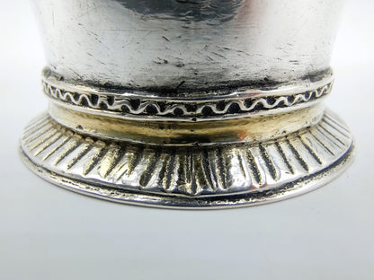 Zilveren huwelijksbeker, G. Henning, Stockholm, Zweden, 1756