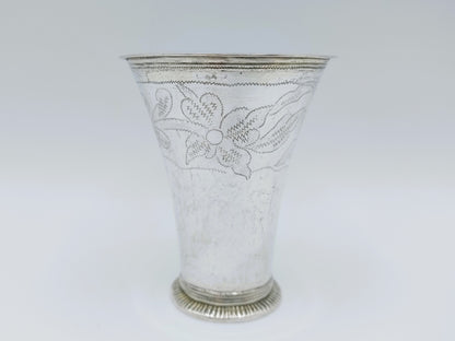 Silver cup, CF Seseman, Arboga, Sweden, 1790