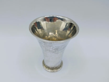 Silver cup, CF Seseman, Arboga, Sweden, 1790
