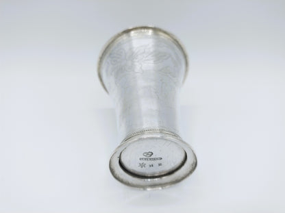 Silver cup, CF Seseman, Arboga, Sweden, 1790